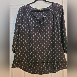 Vera Wang Women's 3/4 Sleeve Blouse